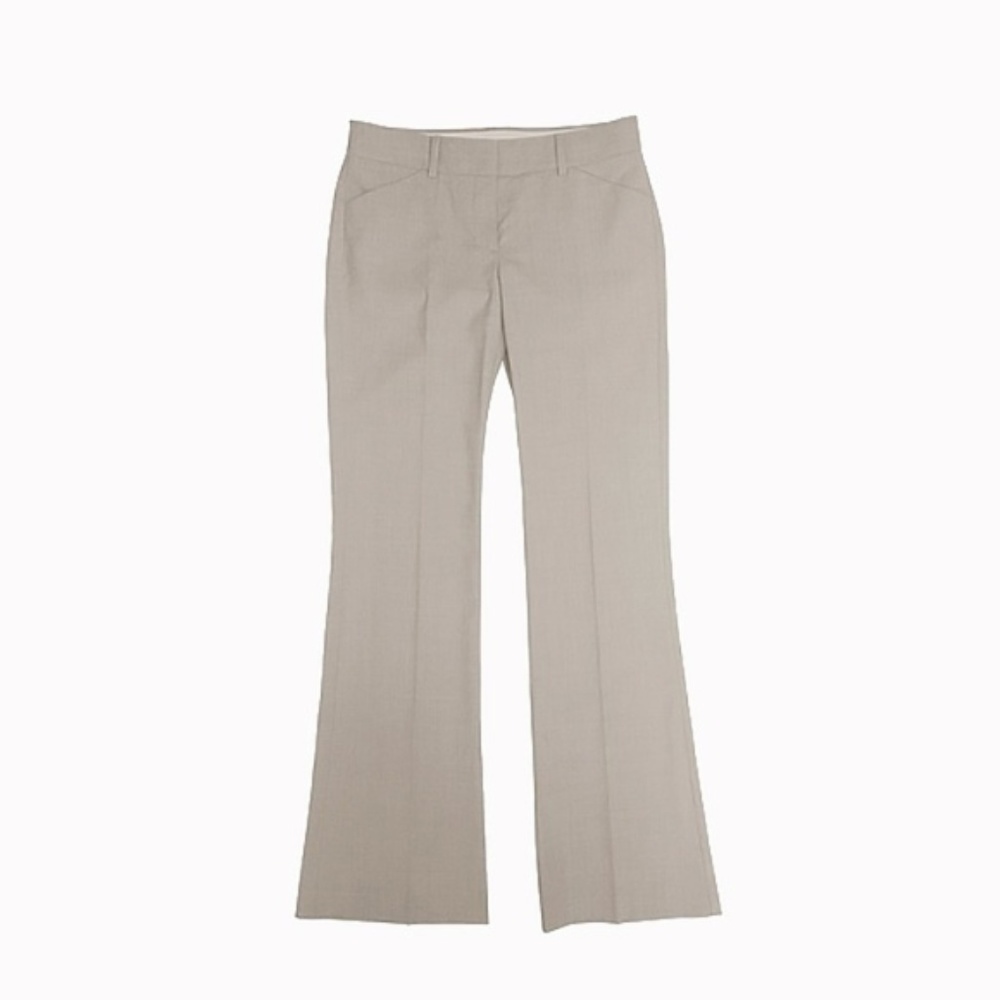 Theory Small Grey Stretch Wool Relaxed Pants